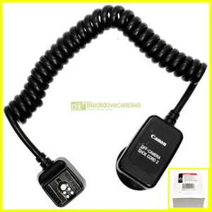Canon Off Camera TTL Shoe Cord 2 for EOS Analog and Digital SLR Cameras - Picture 1 of 4