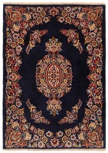 Kashan Handgeknüpfter Perserteppich 98x70 cm-Fine,Orient,Carpet,Rug - Picture 1 of 7