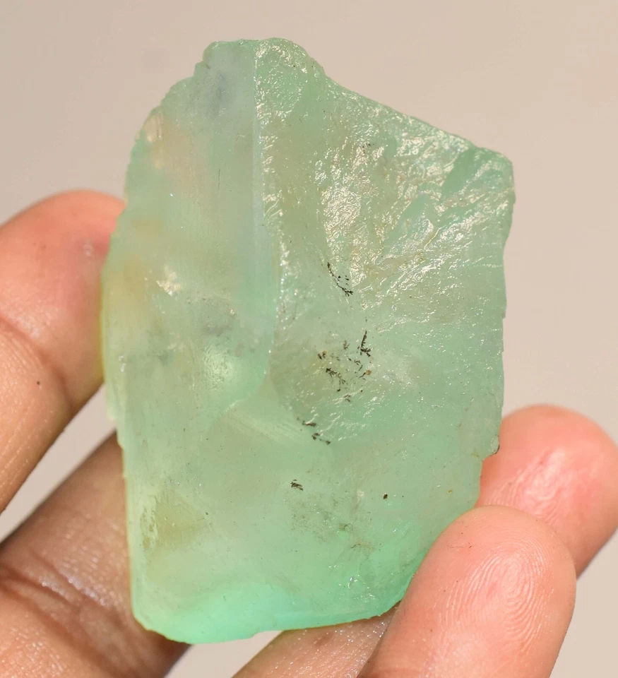 100% Natural Verde Colombia Esmeralda Fluorita 390.00 CT Muestra Faceta Áspera Foto 1 de 4