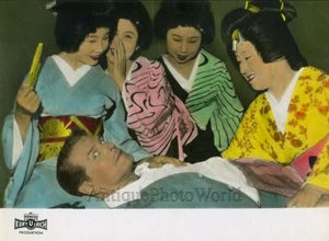 Japanese Geishas w man hand tinted movie still - Picture 1 of 1