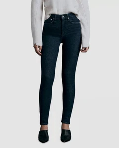 $195 Rag & Bone Women's Blue Nina High Rise Ankle Skinny Jeans Pants 25 - Picture 1 of 3