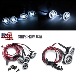 2/4 spotlight Halla Roof LED Lights For AXIAL SCX10 D90 Trx-4 1:10 RC Crawler - Picture 1 of 16