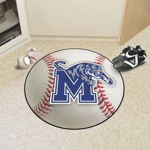 NCAA - Memphis Tigers Baseball Rug - 27in. Diameter - Picture 1 of 5