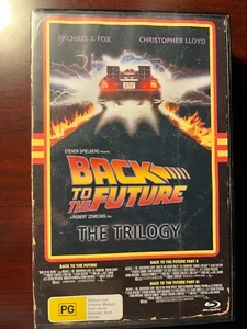 Back to the Future Trilogy Blu-Ray Limited Edition Retro Style Case RARE - Picture 1 of 5