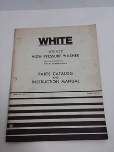 Weiß WM 622 Hochdruckreiniger Teilekatalog und Bedienungsanleitung 1978 - Bild 1 von 3