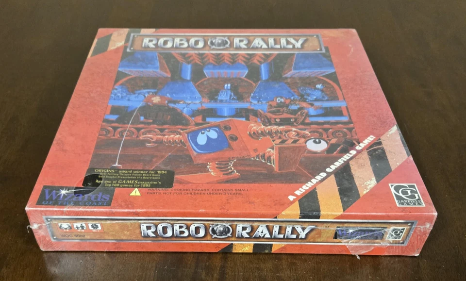 Robo Rally 1995 - New in original shrinkwrap, shrink has some tears in it - Image 1 of 4