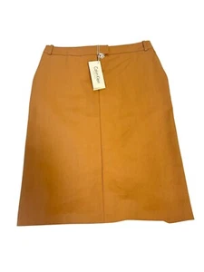 Calvin Klein Collection Copper Pencil Skirt Size 6 NWT Made In Italy $440 - Picture 1 of 5