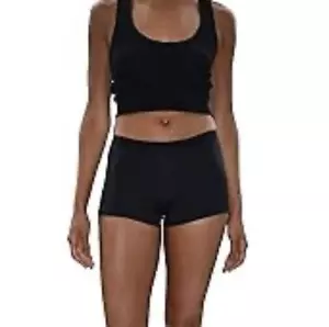 Sexy Basics Plus Size Full Coverage Boy Shorts Women’s SZ 3XL in Black NEW - Picture 1 of 7