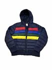 Gap Crazy Stripe Coldcontrol Max Pirmaloft Puffer Jacket Size: Medium