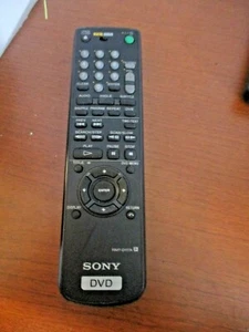 Telecomando DVD nero Sony ~ RMT-D117A - Foto 1 di 2