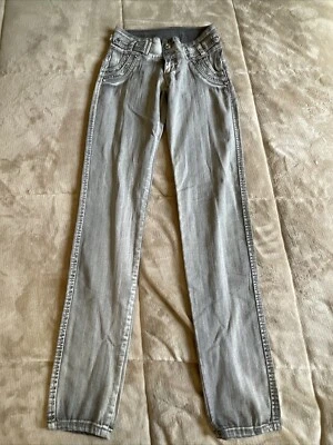 Silver Diva Jeans Womens Sz 5 Blue Push Up  Bejeweled Rhinestone NWT - Image 1 of 4