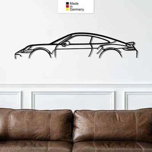 Sportwagen Silhouette, Wandbild, Wanddeko Passend für 911 Modell 992 Wallart - Bild 1 von 10