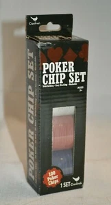 100-teiliges Cardinal Poker CHIP Set ineinandergreifend EINFACHES STAPELN waschbar SPIELEN Glücksspiel - Bild 1 von 2