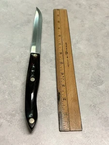 Cutco Serrated 1729 Slicing Carving Knife Dark Brown Handle Made in USA - Picture 1 of 6