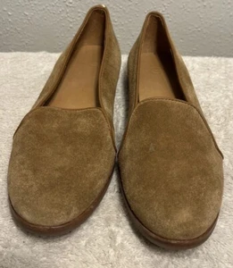 UGG Australia Shoes Womens 6 Bonnie Slip On Loafer Flats 1099863 Brown Suede - Picture 1 of 12