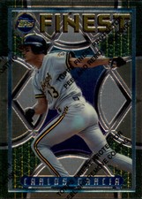 1995 Topps Finest Baseball #110 Carlos Garcia Pittsburgh Pirates