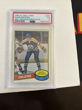 1980-81 Mark Messier O-Pee-Chee rookie hockey card - #289 - PSA 5 - EX - Oilers