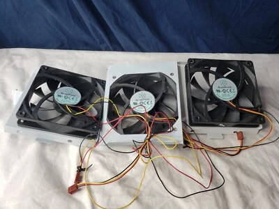 3 Silverstone CPU Globe Fan S1202512ELN-3M 3-pin 12V With Mounts - Image 1 of 4