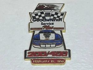 NASCAR Race Pin GM Goodwrench Service Plus 200 400 Rock February 22 1998 2/22/98 - Picture 1 of 2