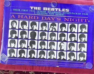 Vintage Beatles Poster Hard Day's Night Stafford & Co. London 27”x 39” selten - Bild 1 von 24