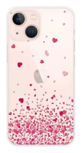 Coque en silicone imprimée compatible Apple iPhone 13 Mini Confettis de Coeurs R - Imagen 1 de 3