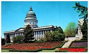 Vintage Unposted Postcard Utah State Capitol Salt Lake City Utah - Picture 1 of 2