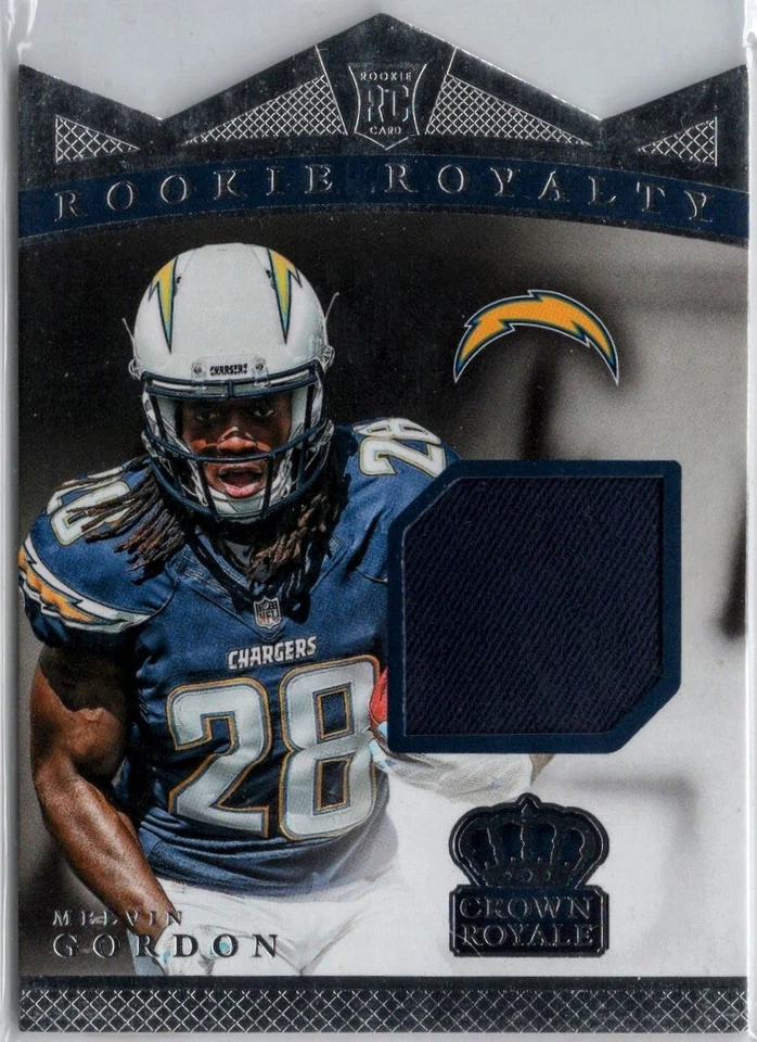 2015 Panini Crown Royale Melvin Gordon Rookie Jersey Card /499 - Image 1 of 1