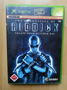 Jeu de jeu The Chronicles of Riddick Escape from Butcher Bay Microsoft X Box PAL