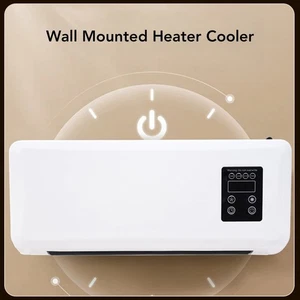 Mini Wall Mounted Air Conditioner Low Noise 2 In 1 Small Wall AC Heater - Picture 1 of 30