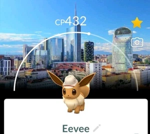 Pokemon Go/Eevee mit Mailand Italien Hintergrund/Safari Event 2025 Exclusive - Bild 1 von 1
