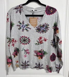 Desigual Women's V Neck Spencer Sweater - Size M - MRSP$140 - Bild 1 von 12