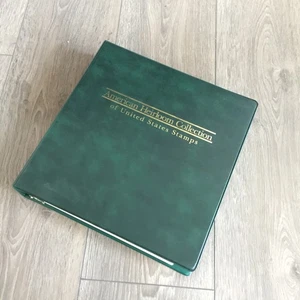 US STAMPS American Heirloom Album 1847 to 1977 Not Many Stamps but in Excellent - Picture 1 of 11