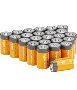 Amazon Basics 24-Pack D Cell Alkaline All-Purpose Batteries 1.5 Volt - Picture 1 of 6