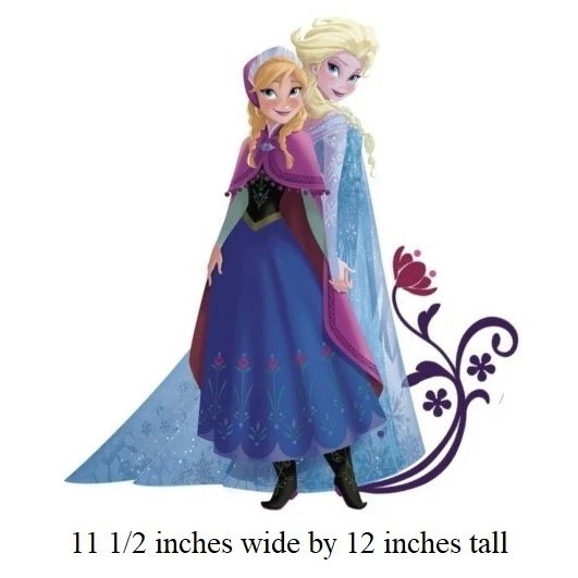 Calcomanía de pared Elsa Anna Frozen pelar y pegar arte princesa Disney papel tapiz pegatina Foto 1 de 1