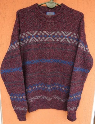 Vintage Pendleton Nordic Fair Isle Wool Sweater Medium to Small Made in USA - Image 1 of 4