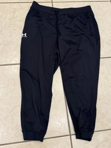 Herren Under Armour UA Coldgear Jogginghose Größe 2XL XXL Schwarz Fleece Jogginghose - Bild 1 von 4