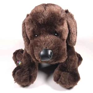 Ganz Webkinz Chocolate Lab Dog Plush Stuffed Animal Labrador Retriever No Code - Picture 1 of 11
