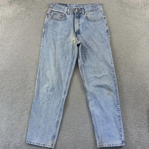 Vintage Levi's 550 Jeans Mens 30x30 Blue Loose Relaxed Fit Grunge Zip 90s Denim - Picture 1 of 14