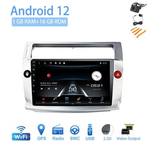 Android 12 9" Car Stereo Radio for Citroen C4 C-Triomphe C-Quatre 2004-2009 BT - Picture 1 of 7
