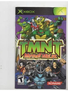 TMNT Mutant Melee Original Xbox Manual Only Authentic - Picture 1 of 1
