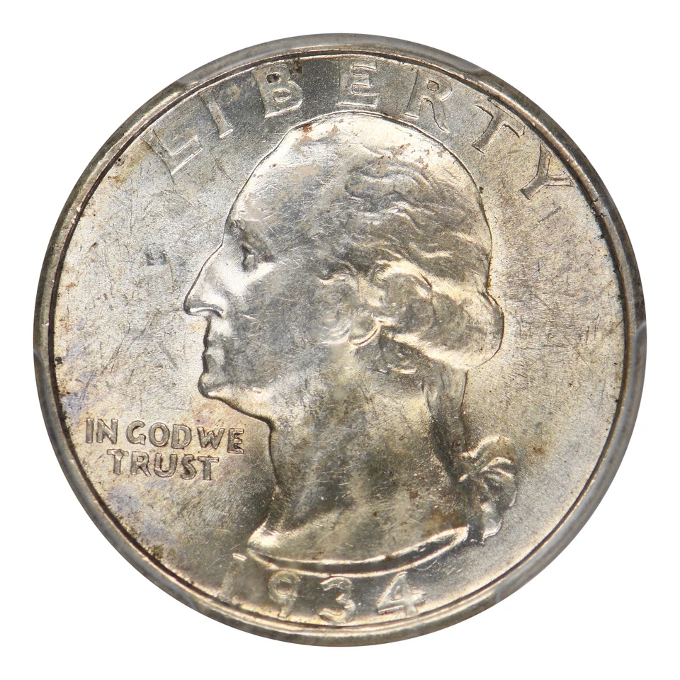 1934-D Washington Quarter PCGS AU-55 CAC - Image 1 of 4