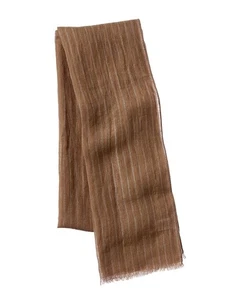 Brunello Cucinelli Leinenmischung Schal Damen braun - Bild 1 von 3