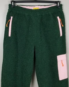 GOLF WANG SHERPA FLEECE HERREN HOSE SWEATPANTS GRÜN PINK SELTEN (GR. LARGE) - Bild 1 von 16