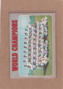 1970 O PEE CHEE BASEBALL NEW YORK METS TEAM #1 SEHR GUTER ZUSTAND *A41513 - Bild 1 von 1