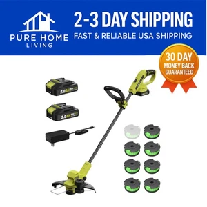 Battery Powered 12-Inch Trimmer and Edger: Lightweight & Ergonomic Design - Picture 1 of 9