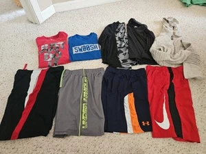 Boys Summer Athletic Lot Youth Medium Nike Under Armour Russell TcP, Art Class - Picture 1 of 6