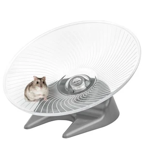 Hamster Flying Saucer Silent Running Exercise Wheel for Hamsters, Gerbils, Mi... - Picture 1 of 9