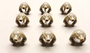 x9 NUOVO Cappello Copricapo Minifig Lego Mummy Pharaoh Minifig marrone scuro con 2 SERPENTI - Foto 1 di 1