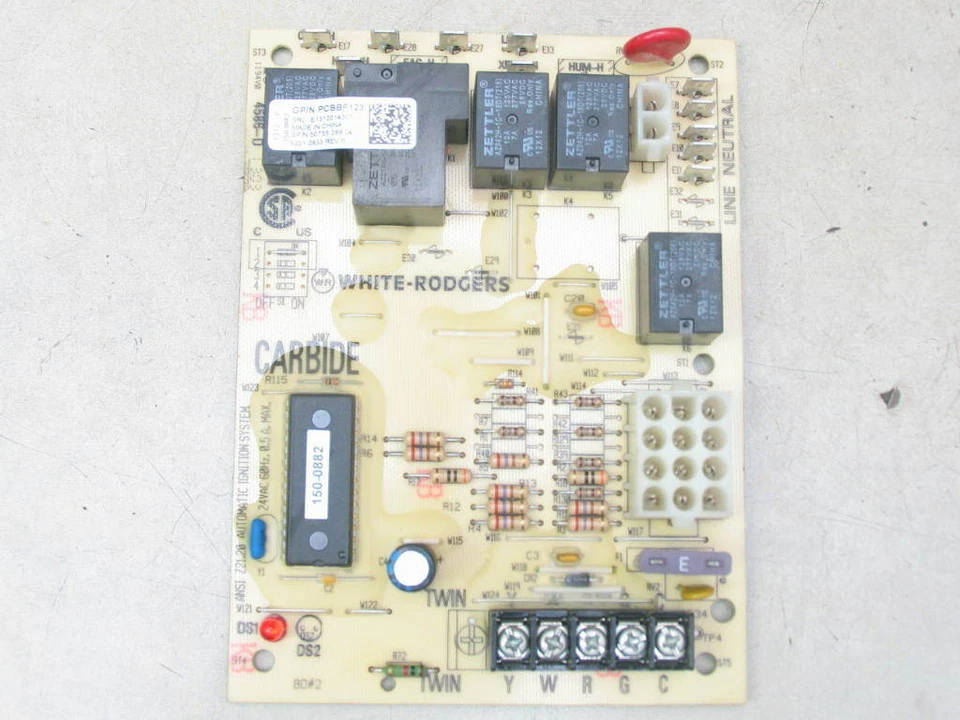 Placa de circuito de control de horno White Rodgers PCBBF123 50T55-289 04 150-0882 Foto 1 de 3