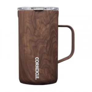 Taza de café de acero inoxidable aislada de madera de nogal Corkcle 22 oz. - Imagen 1 de 1